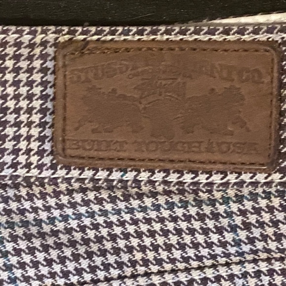 36 Herringbone STUSSY Rough and Rugged Denim pants - Picture 3 of 4